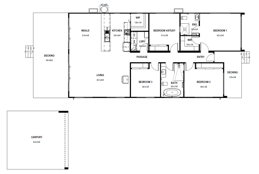 Warburton Project Floorplan